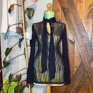 Killstar Black Sheer Top